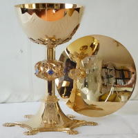 Antique Sterling Silver Gothic Chalice